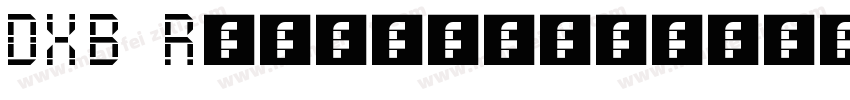DXB Regular字体转换